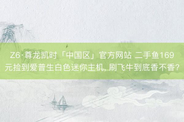 Z6·尊龙凯时「中国区」官方网站 二手鱼169元捡到爱普生白色迷你主机， 刷飞牛到底香不香?