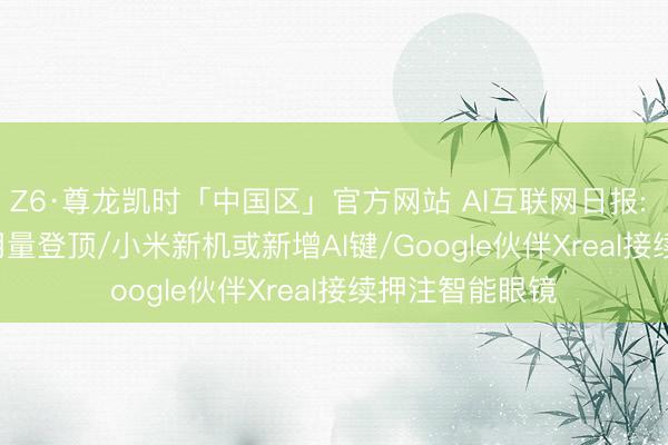 Z6·尊龙凯时「中国区」官方网站 AI互联网日报: DeepSeek调用量登顶/小米新机或新增AI键/Google伙伴Xreal接续押注智能眼镜